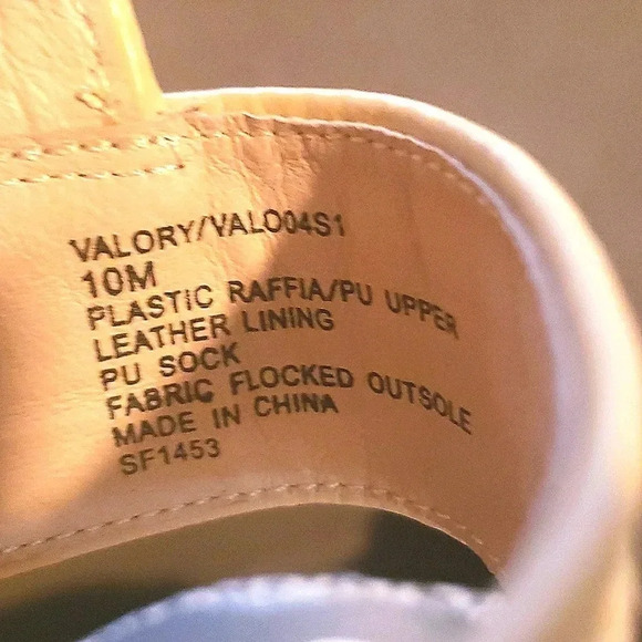 S M Boho Chic Platform 10 Raffia Straw Gypsy Festival Sandals - Picture 3 of 6